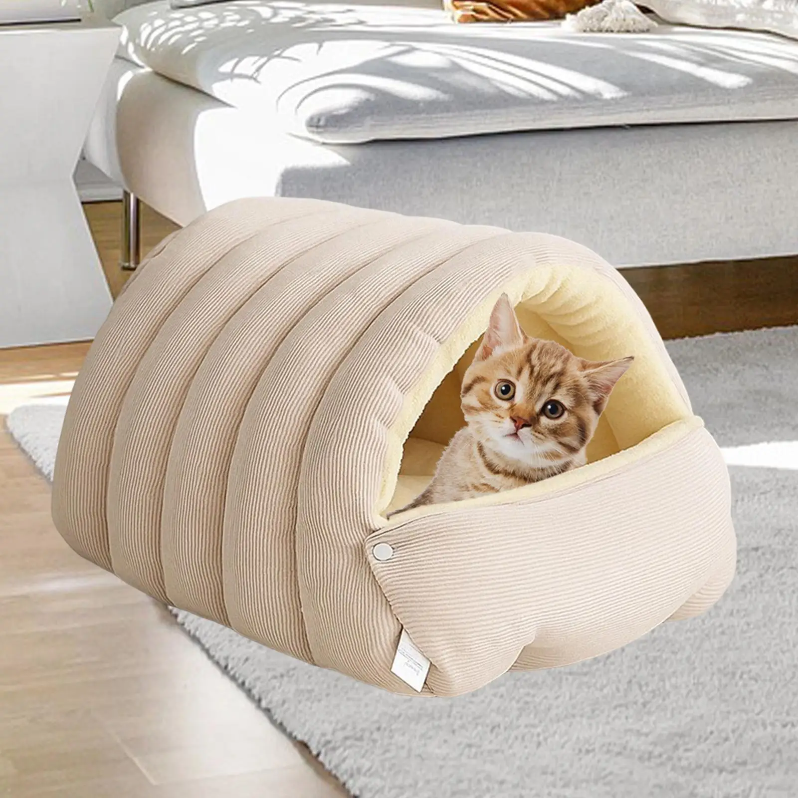 Cat Bed Pet Nest Soft Cozy Four Seasons Cat Nest Pet House Cat Sleeping House for Pet Supplies Bunny Hamster Indoor Hedgehog