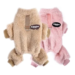 Ropa de invierno para perros pequeños y medianos, pijamas de franela suave para cachorros, mono cálido para Chihuahua Yorkie, ropa para mascotas