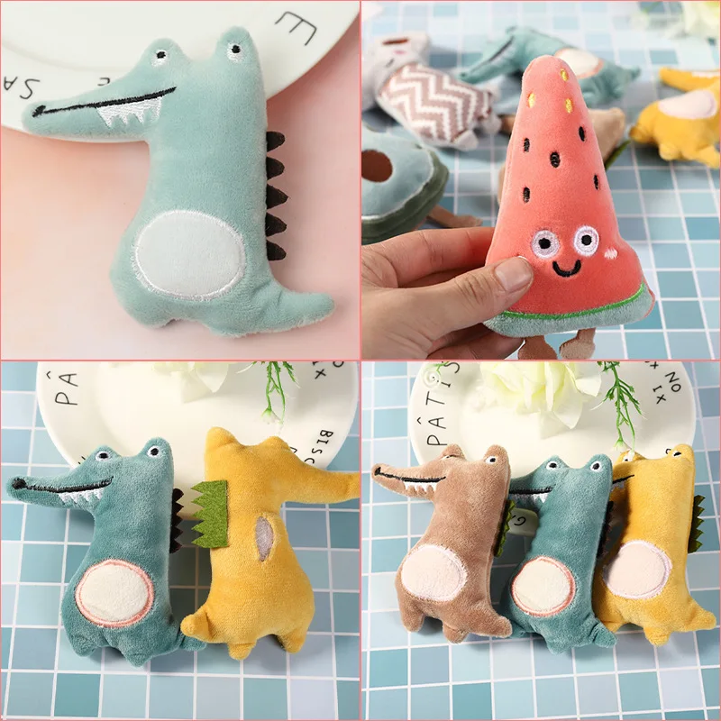 Juguetes de dibujos animados Kawaii para mascotas, juguetes de entrenamiento para masticar, con forma de Animal, perros pequeños y medianos, regalo para niños - imagen 3