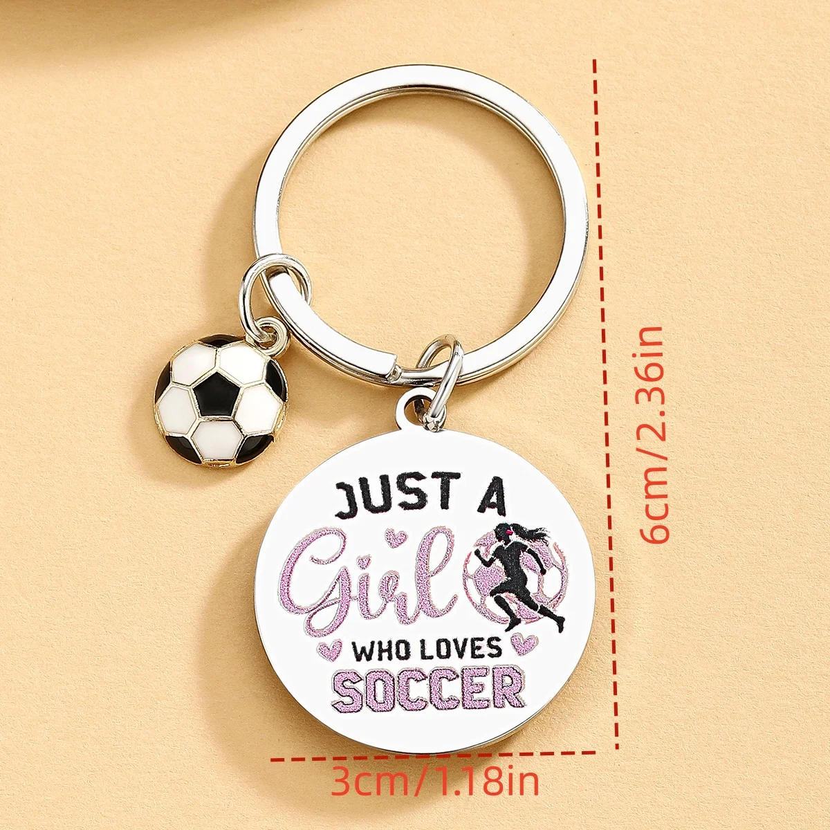 Llavero de fútbol para dueños de gatos y perros - imagen 2