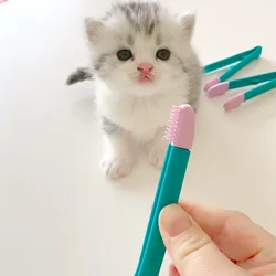 Limpiador de ojos para gatos y perros con cepillo suave y eficaz