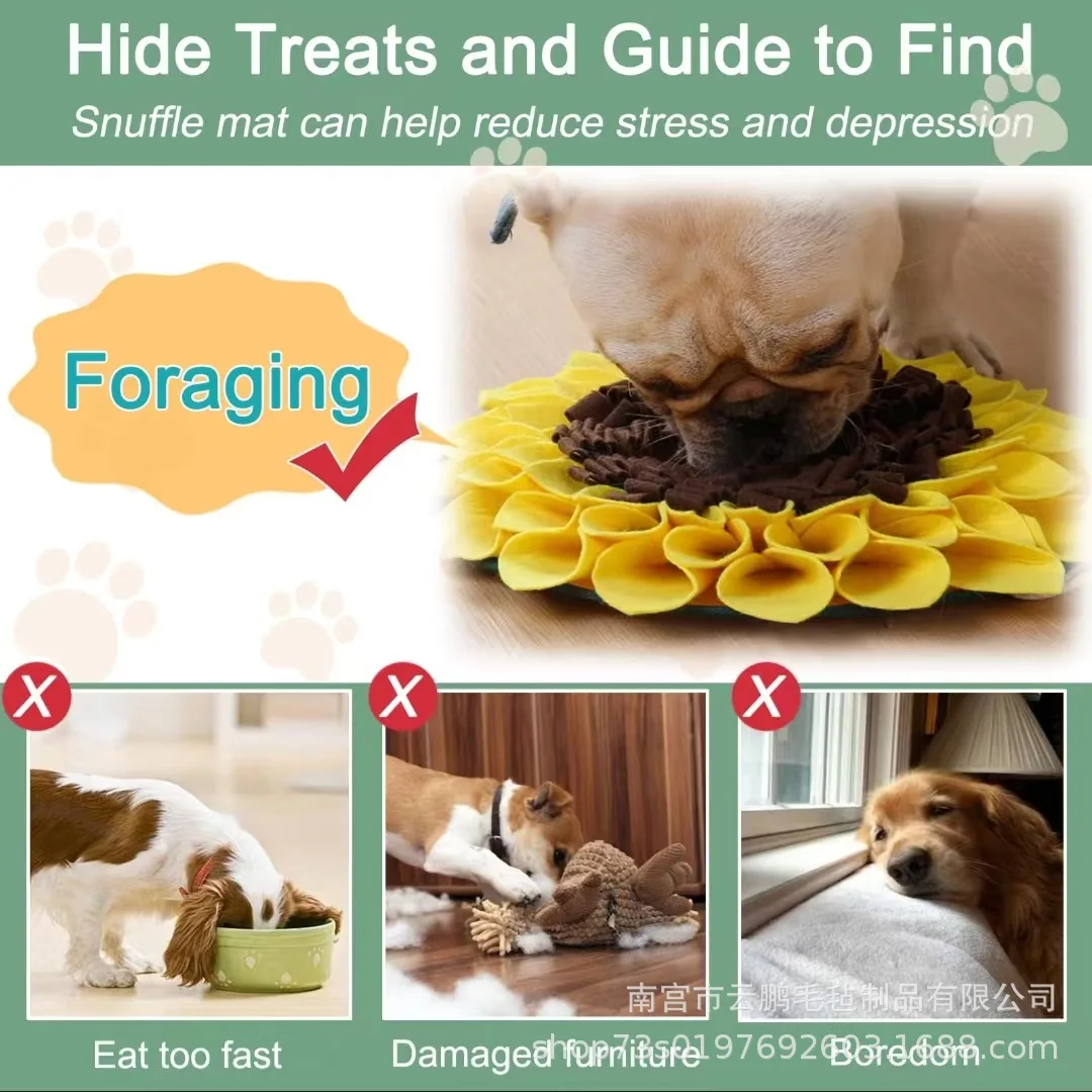 Almohadilla de comida lenta para mascotas, esterilla antiasfixia con olor a perro, manta de entrenamiento de comida, almohadilla de alimentación - imagen 3
