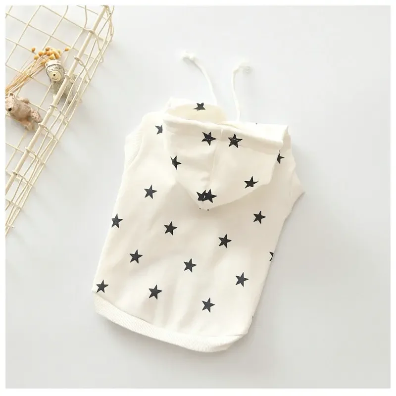 Suéter de estrella para perro, ropa con capucha para perros pequeños, ropa estampada para mascotas, sudaderas con capucha para perros, ropa de Bulldog Francés, primavera y otoño - imagen 5
