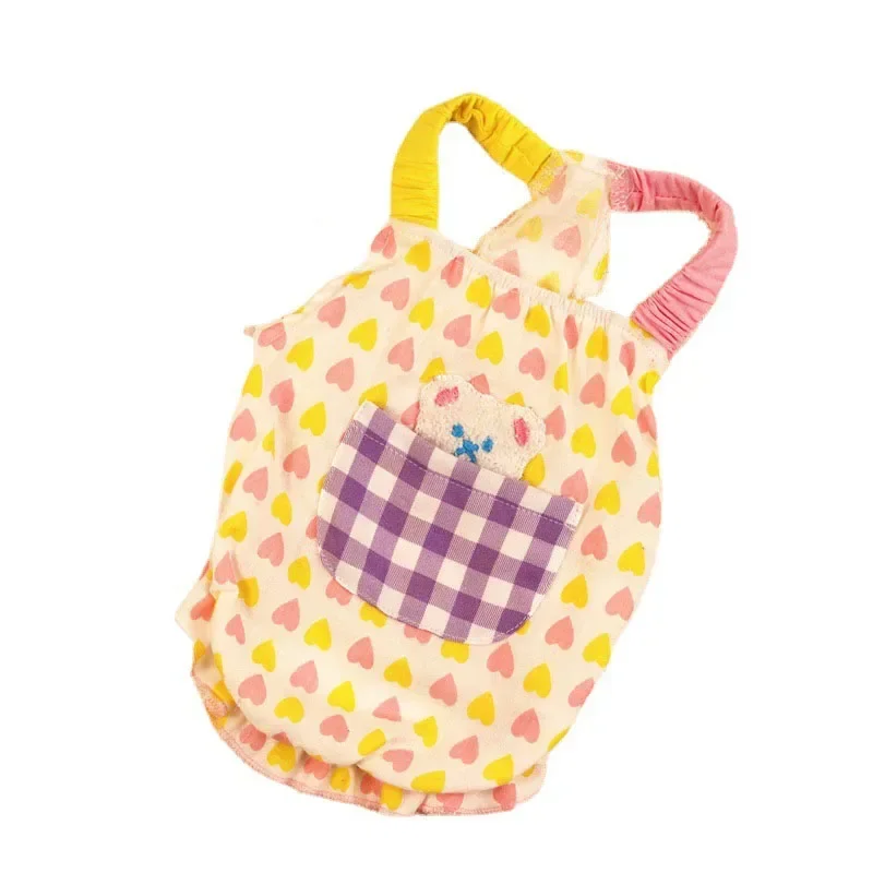 Falda bonita con forma de corazón para perro, ropa de verano para gatos, chaleco para perros pequeños, ropa para cachorros, productos baratos para perros, suministros, abrigo de vestir Yorkshire - imagen 3