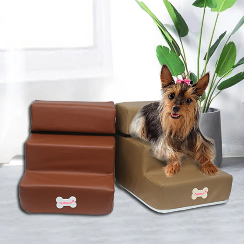 Escalera de espuma para perros pequeños – Acceso a cama y sofá - imagen 3