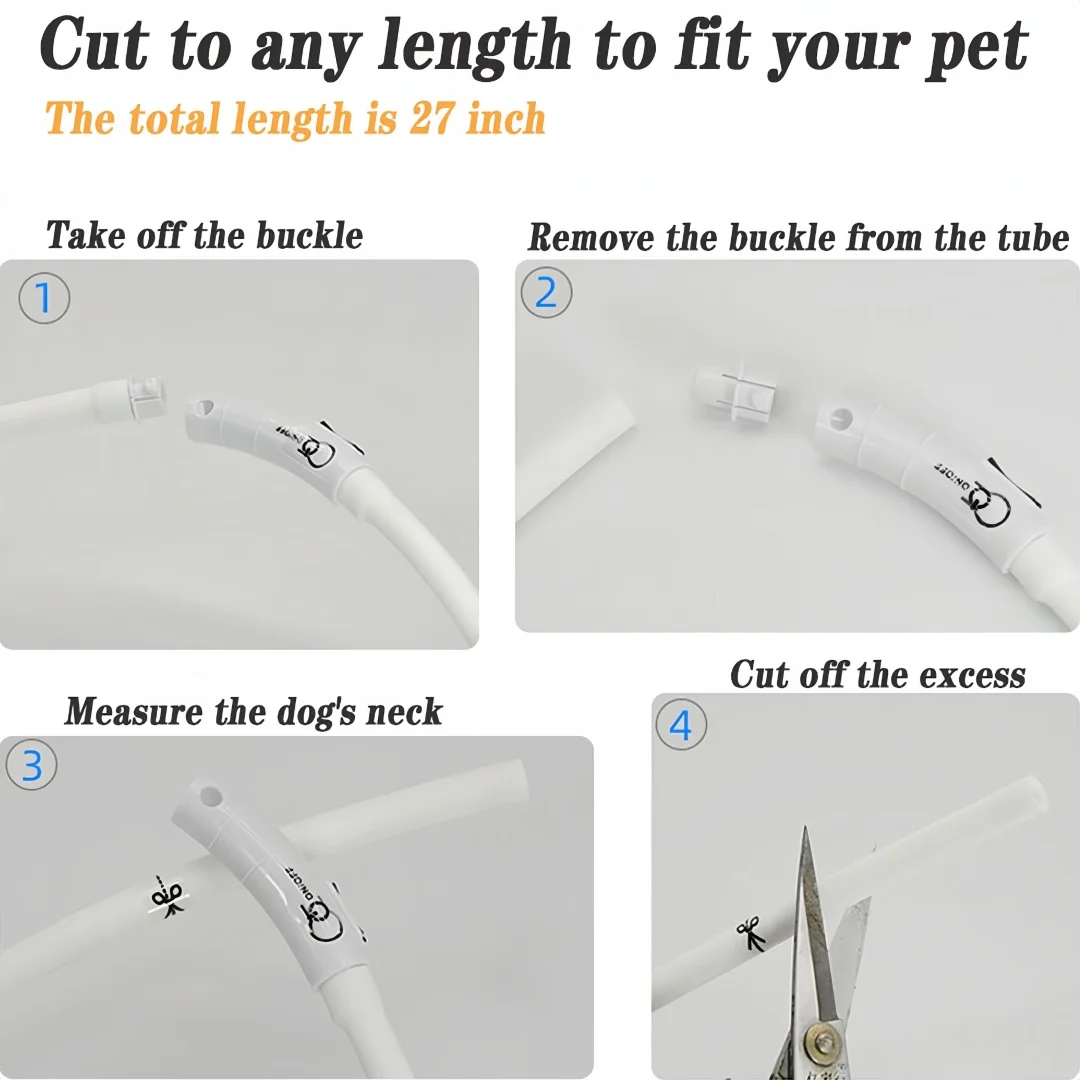 Collar de perro luminoso Led Con 4 modos intermitentes, luz multicolor de silicona suave, brillante, para perros que caminan por la noche - imagen 4