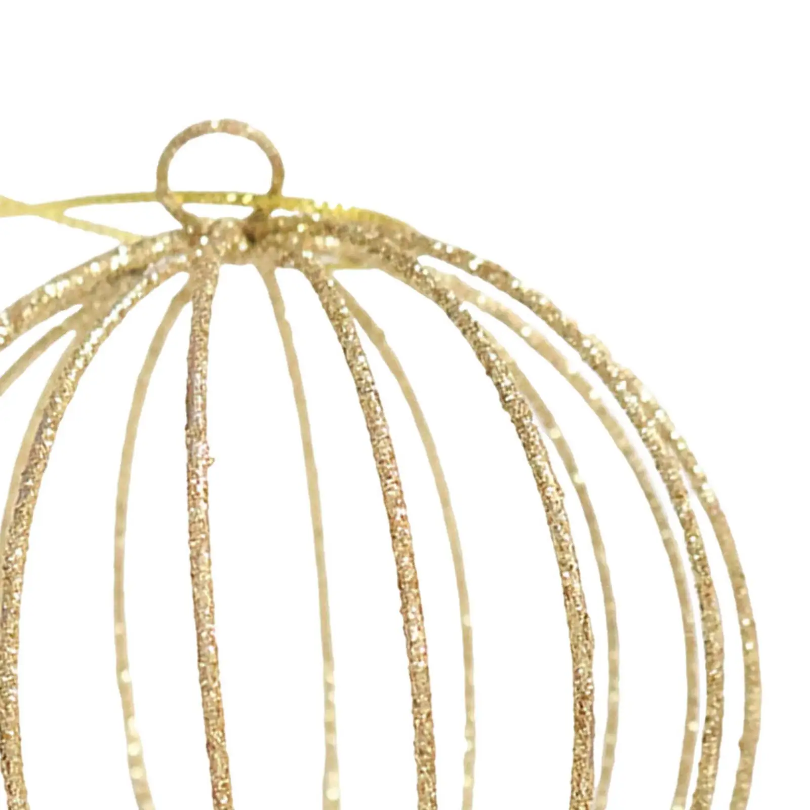 Colgante creativo de copo de nieve de Navidad, adorno de Metal tridimensional para decoración de árbol de Navidad - imagen 5