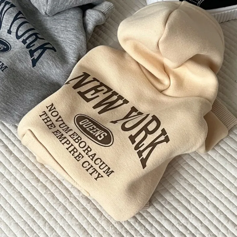 Sudadera con capucha cálida para perro, abrigo cálido para perro, sudadera para cachorro, fabricante de problemas, disfraz de gato con estampado de letras, ropa de invierno para perros, chaquetas para cachorros - imagen 4