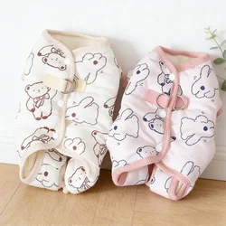 Chaqueta de plumón para perro, ropa de invierno para perro, chaqueta con estampado bonito para cachorro, abrigo cálido y suave para gato, abrigo, disfraz para mascota Chihuahua