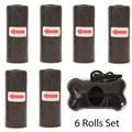 Black 6Rolls Set