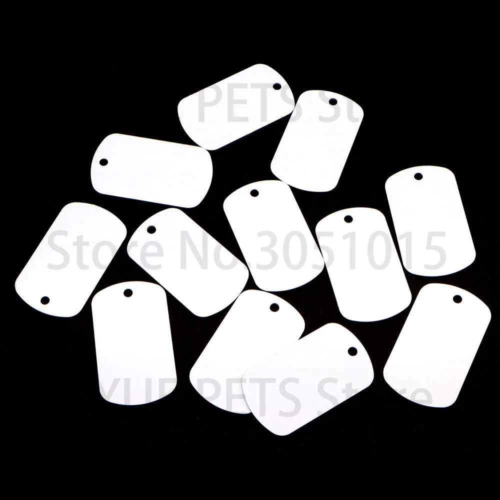 Accesorios para Collar de mascotas, colgante de etiqueta de perro por sublimación, impresión de transferencia personalizada, etiqueta en blanco personalizada, 20 piezas - imagen 3