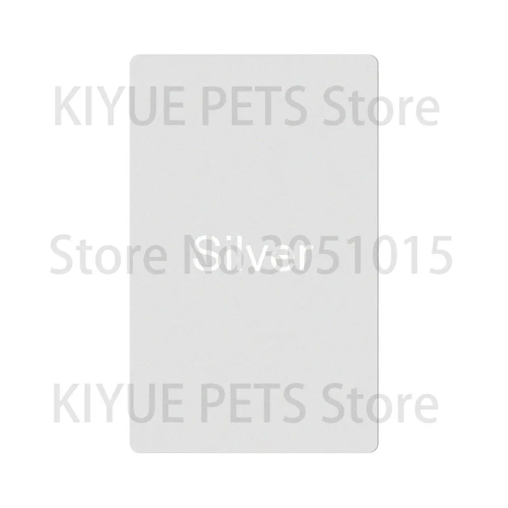 Tarjeta de visita de aluminio ultrafino, placa de identificación de perro con grabado láser, etiqueta en blanco, 100 piezas, 0,2mm, venta al por mayor - imagen 3