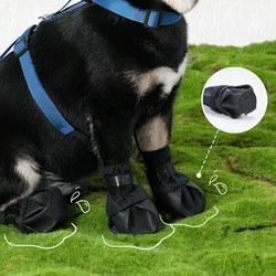 Zapatos para perros impermeables con manga - protección de patas