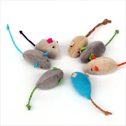Ratón peluche interactivo para gatos con hierba gatera