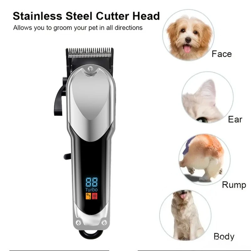 Máquina para cortar pelo de perro, cortadora de peinados para perros y cachorros, cortadora de belleza para perros y gatos, cortadora de piel, herramientas de afeitadora para el cuidado de mascotas y gatos - imagen 3