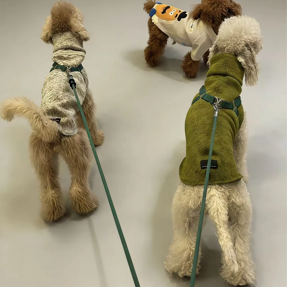Sudadera cálida para perros medianos – Abrigo suave Bedlington - imagen 5