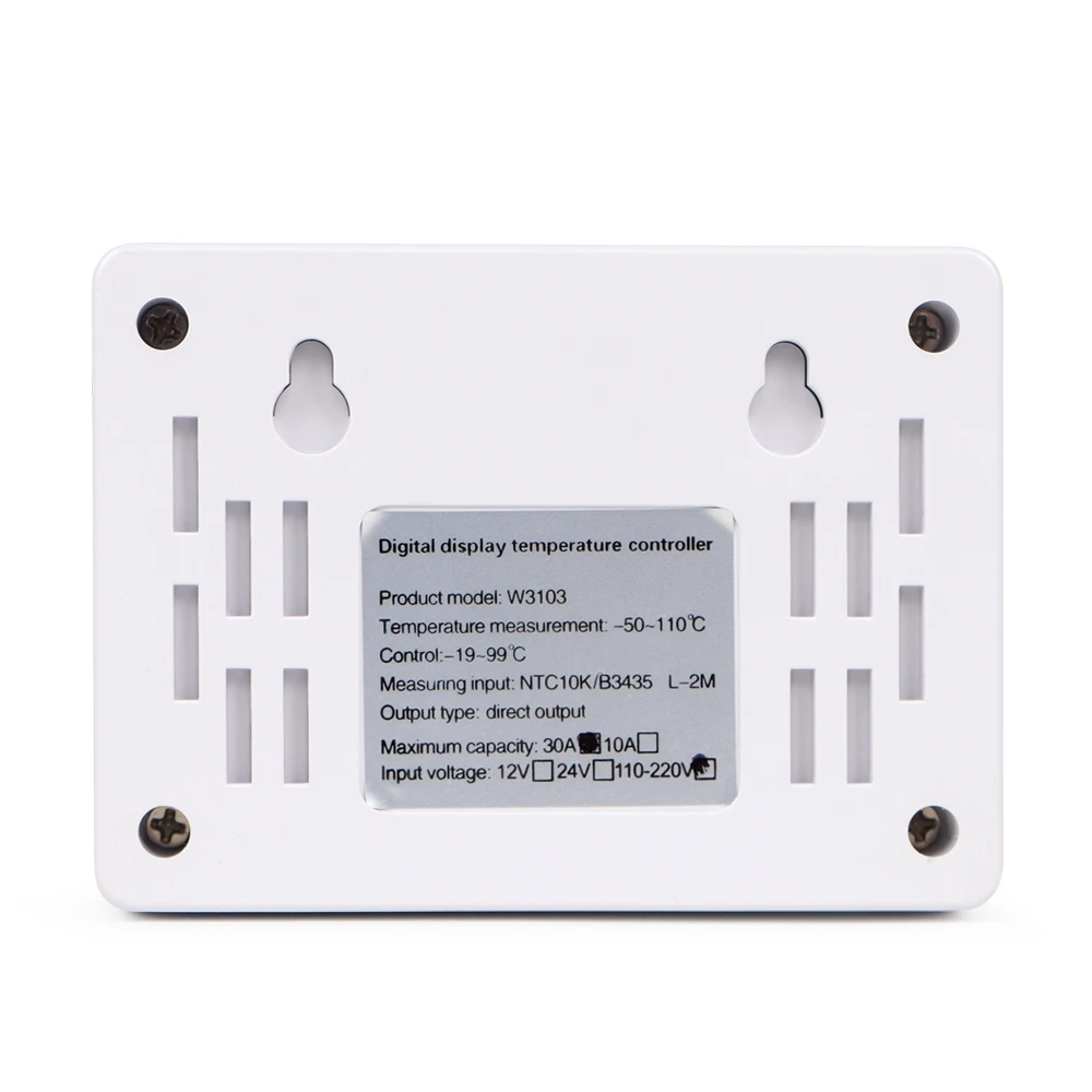 Controlador de temperatura Digital XH-W3103, interruptor de termostato de alta potencia de 5000W, Control automático de temperatura AC220V -19 a 99 ℃ Conmutador - imagen 5