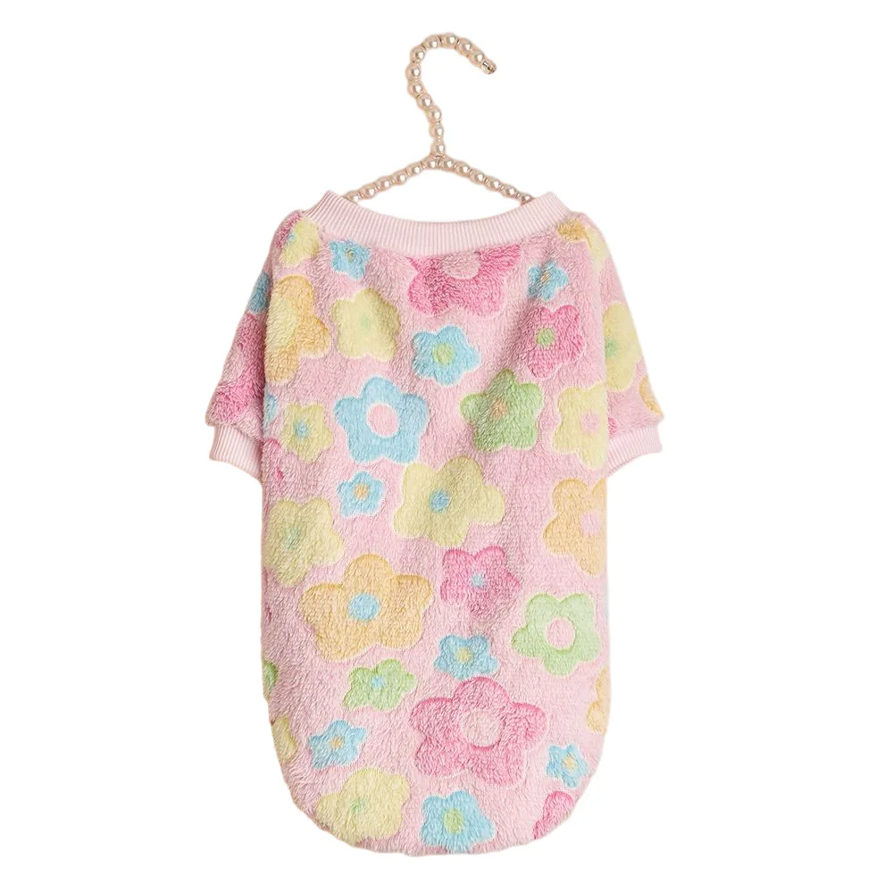 Mono cálido para mascotas, Sudadera con capucha de manga de felpa, cuello para perros pequeños de Color caramelo, ropa para Chihuahua, Yorkie Terrier - imagen 5