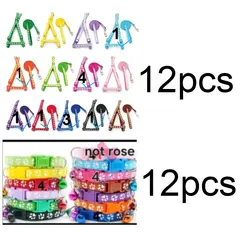 Pack 12 correas de pecho y collares para perro – Accesorios de paseo