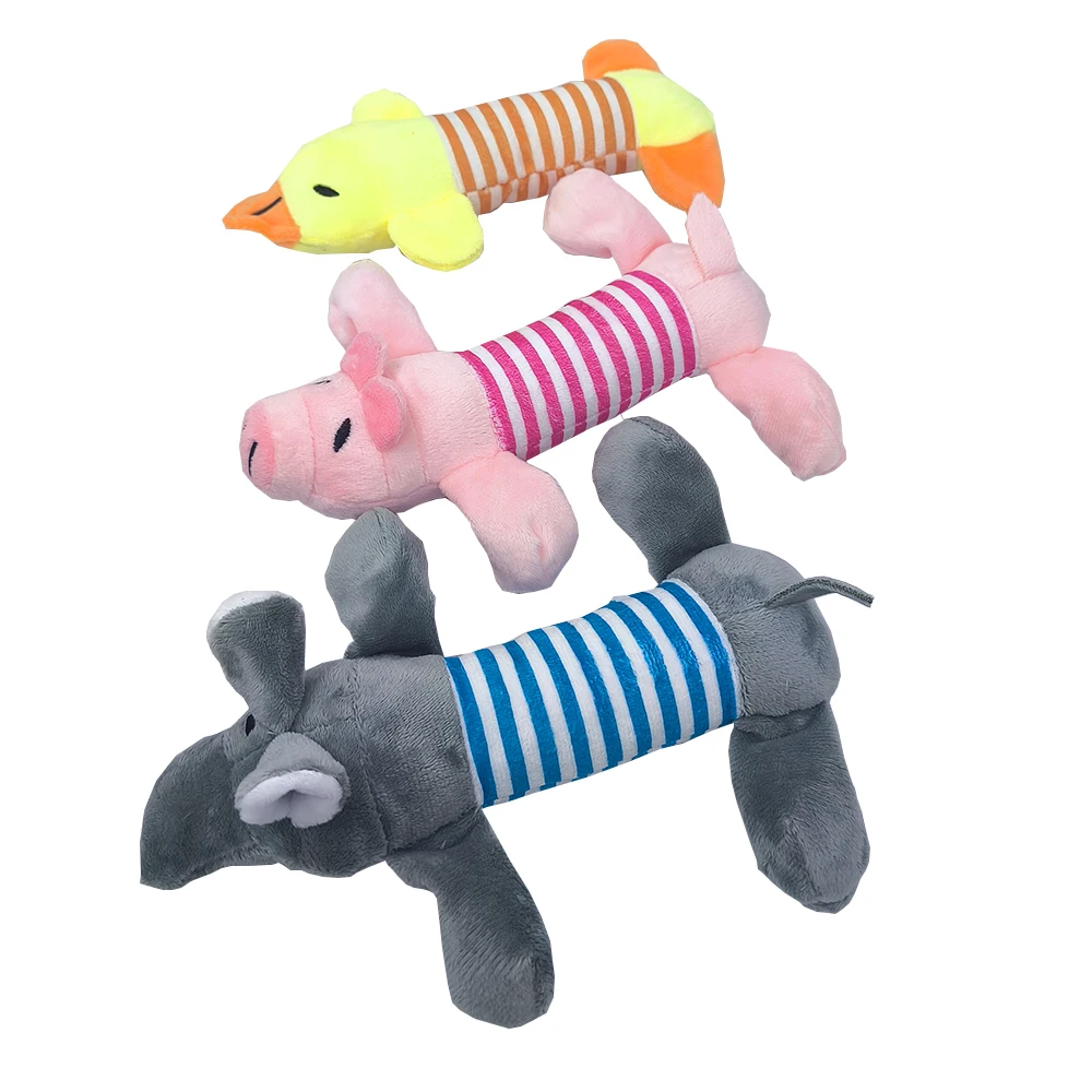 Juguete chirriante para perros pequeños y medianos, peluche divertido, mejora el IQ, juguetes para masticar para cachorros, diseño de animales lindos, mascotas, Bulldog Francés, Pug, suministros - imagen 2