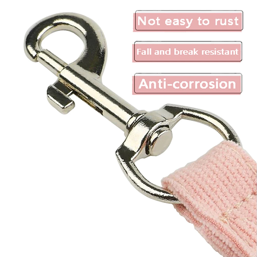 Conjunto de correa de arnés de gato a la moda antirotura, arnés de perro transpirable ajustable, conjunto de correa de arnés para perro pequeño Simple y bonito con flores - imagen 2