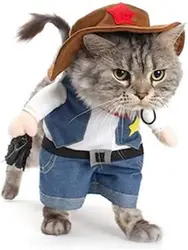 Disfraz vaquero Halloween para perros y gatos
