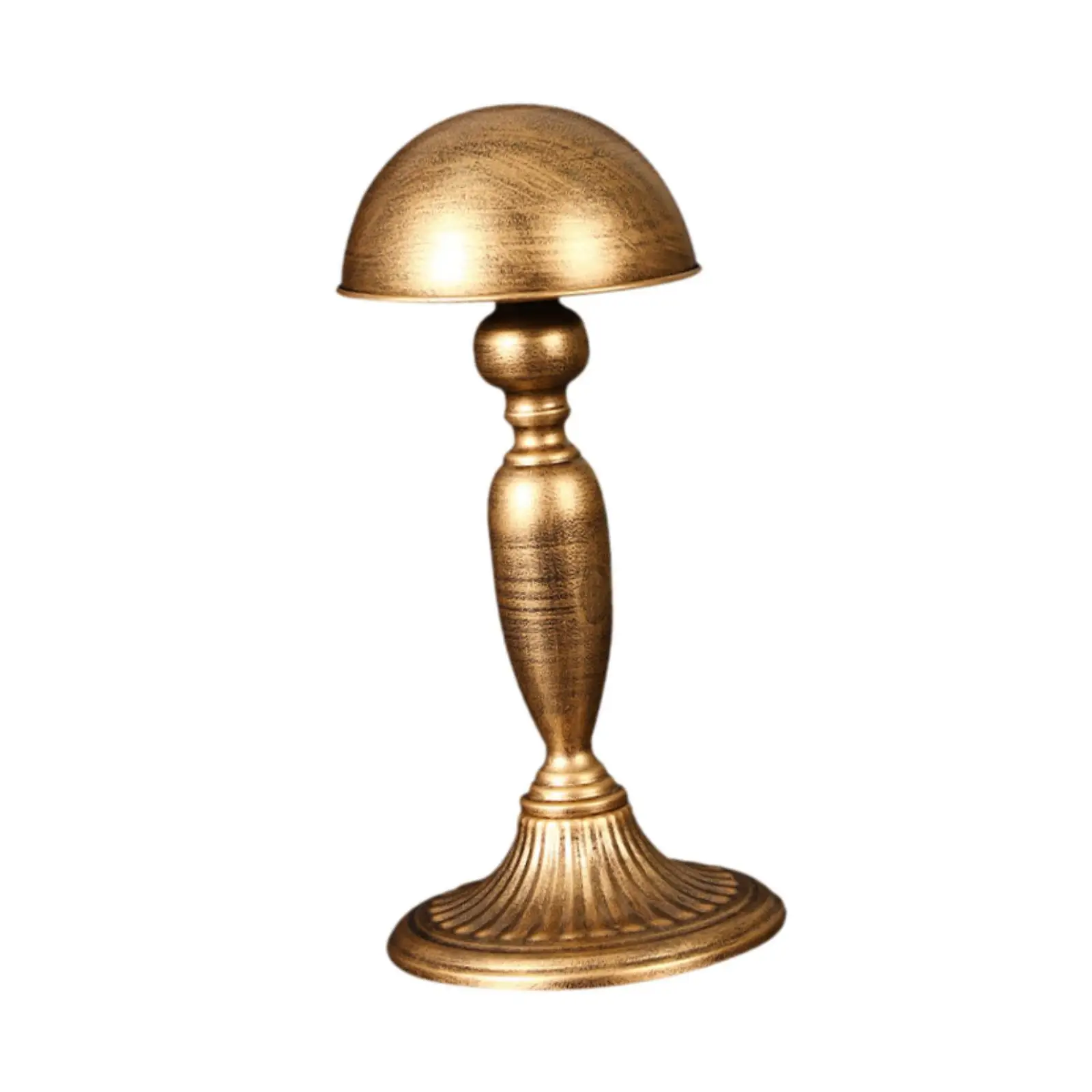 Estante de almacenamiento del casquillo del soporte del sombrero de las pelucas del hierro para el encimera de la tienda al por menor de la boutique - imagen 4