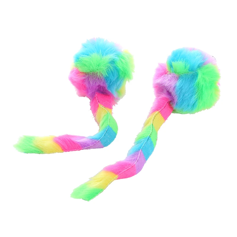 El nuevo juguete de ratón de peluche Rainbow Rabbit incluye suministros interactivos para mascotas resistentes a mordeduras de Rattonita - imagen 5