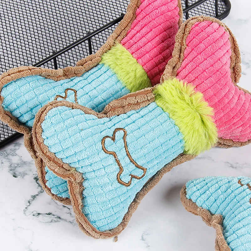 Juguete de Peluche para Perros - Hueso resistente a mordidas - imagen 4