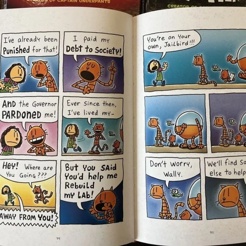 Libro de cómics al azar para niños, novedad 2023 Original, Popular, las aventuras del perro, el hombre, 8 Dav, Pilkey, novela en inglés - imagen 5