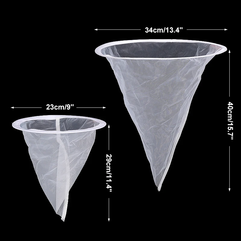 Equipo de apicultura, filtro de miel de abeja, escurridor de miel en forma de cono de nailon, herramientas para miel de abeja, colmena, 1 Uds. - imagen 3
