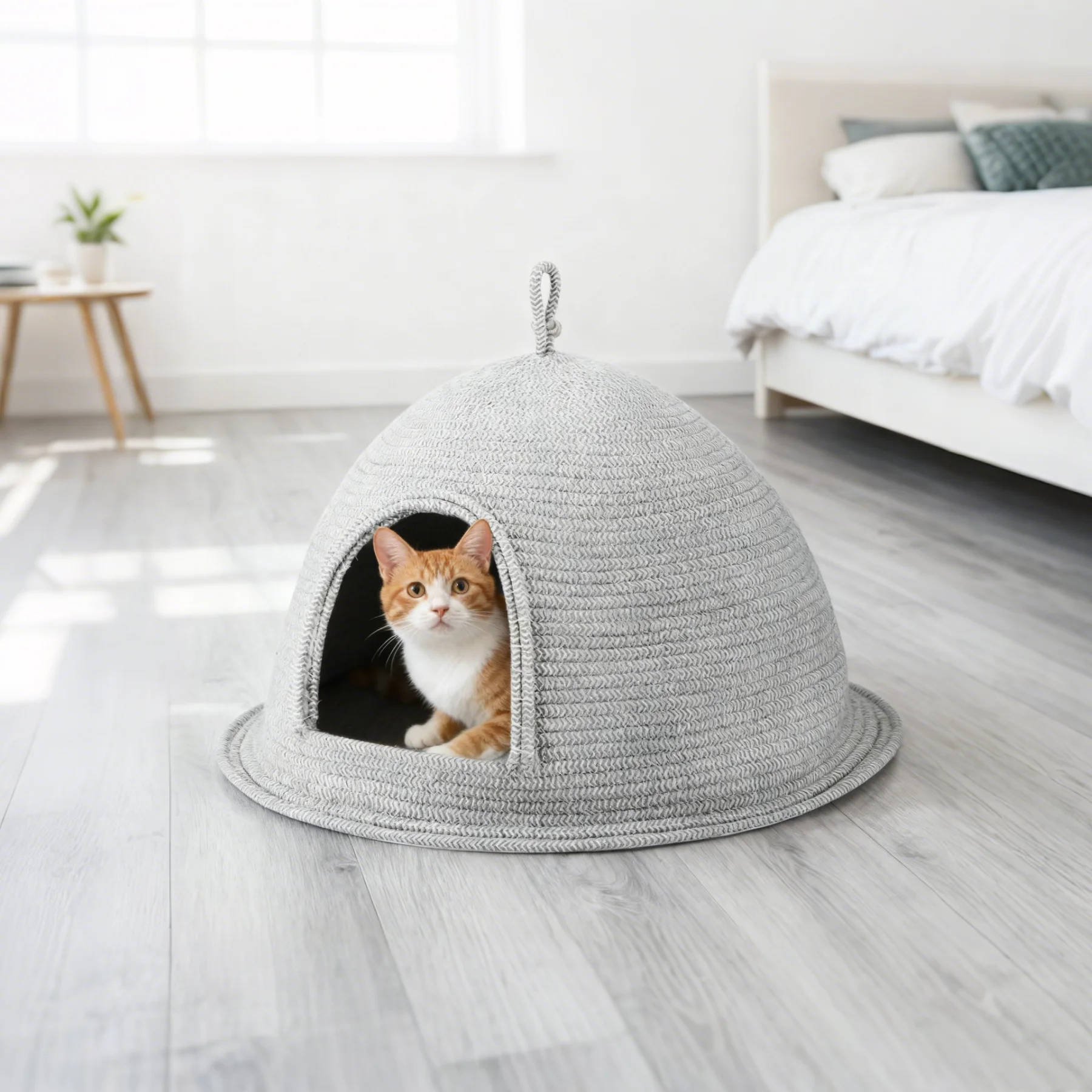Tienda para dormir cálida, suministros para perros y gatos pequeños, cama para gatos, casa cálida para mascotas, almohadilla para gatitos, casa cálida para gatos - imagen 5