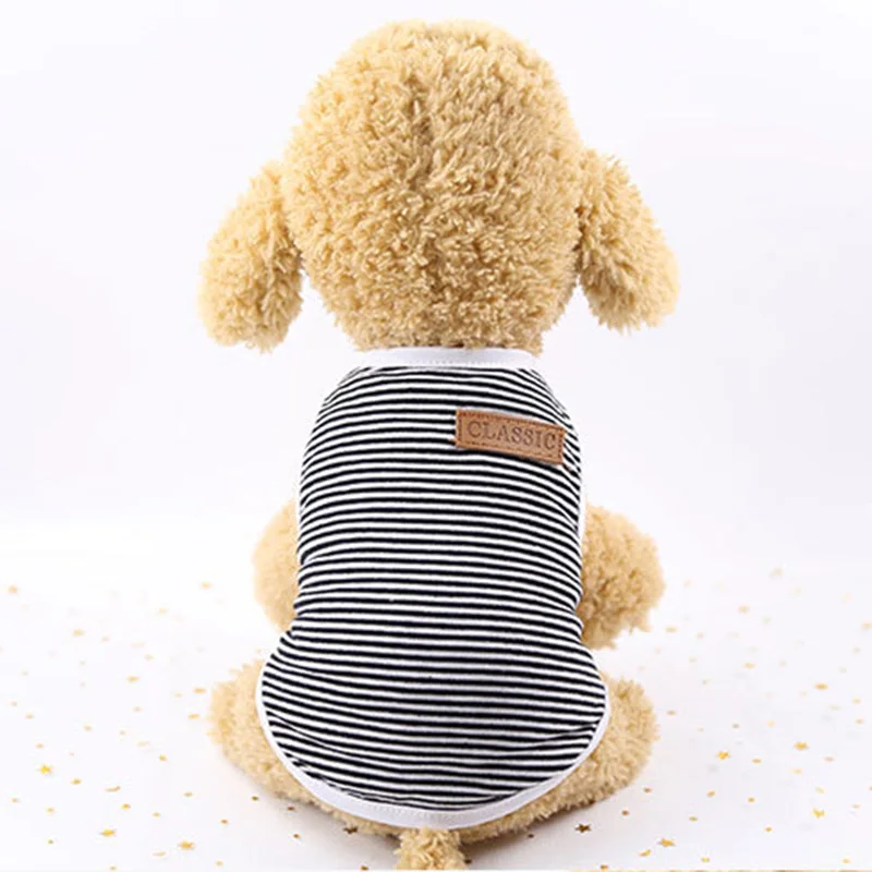 Lindo chaleco de gato a rayas camisa Ropa clásica Para mascotas Para gatos Ropa Para Gato Katten Kleding Kedi Giyim Ropa para gatos para mascotas traje - imagen 3