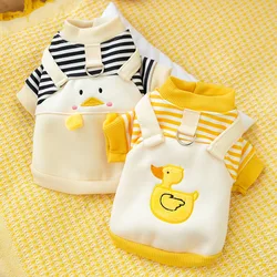Jersey rayas con capucha para perros y gatos pequeños