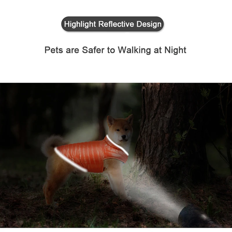 Ropa de invierno para mascotas, chaqueta cálida de doble cara para perros, Chihuahua, Bulldog Francés, chaleco impermeable para cachorros, abrigo para perros pequeños y medianos - imagen 5