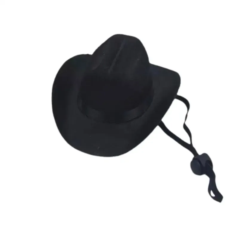 Gorro de vaquero para mascotas, gorro de Cosplay divertido ajustable para perros y gatos, accesorios perfectos para fotografía al aire libre, accesorios de rendimiento - imagen 4