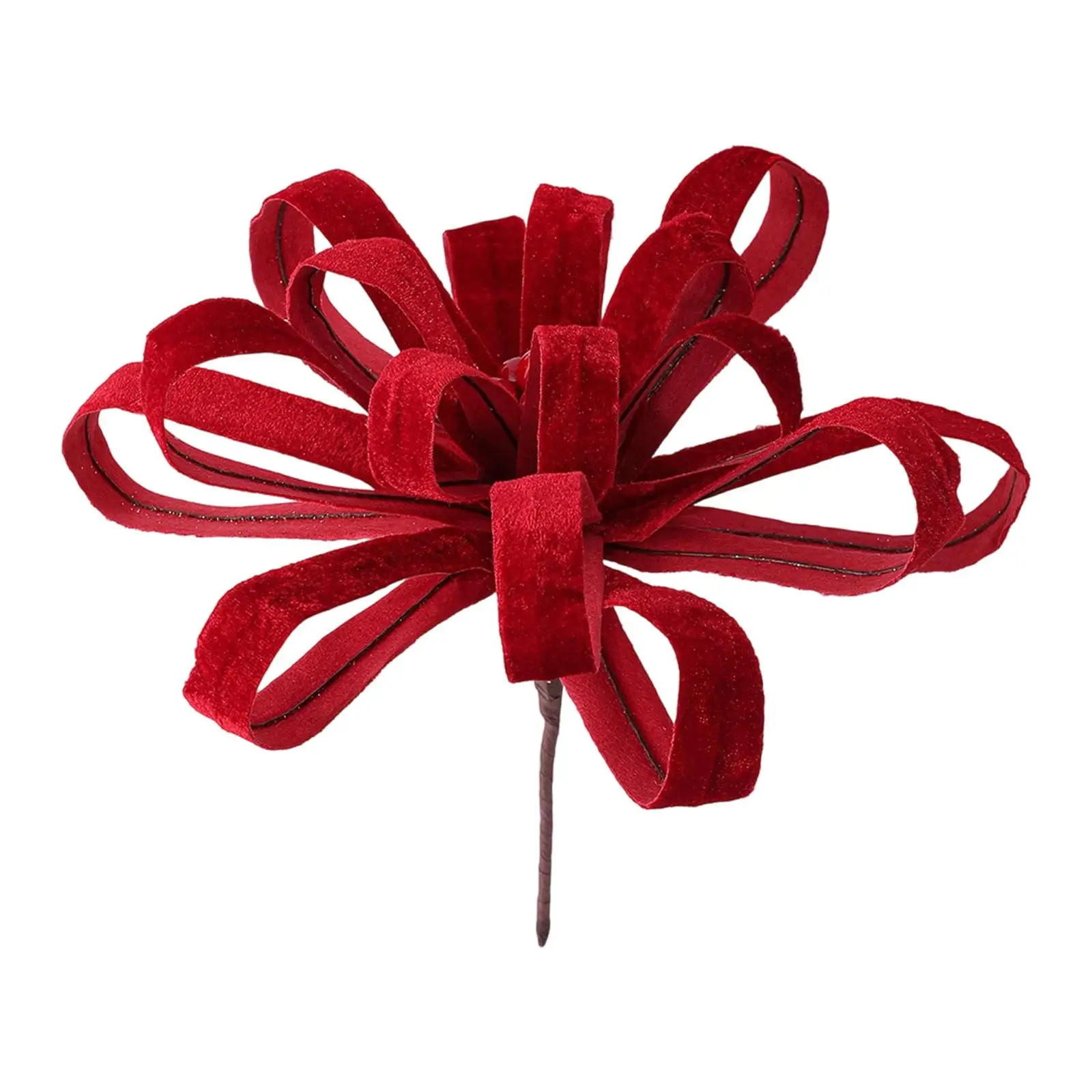 Christmas Artificial Flower Floral Arrangement Floral Pick Faux Flower for Party Gift Wrapping Xmas Garland DIY Crafts Christmas Artificial Flower Floral Arrangement Floral Pick Faux Flower for Party Gift Wrapping Xmas Garland DIY Crafts