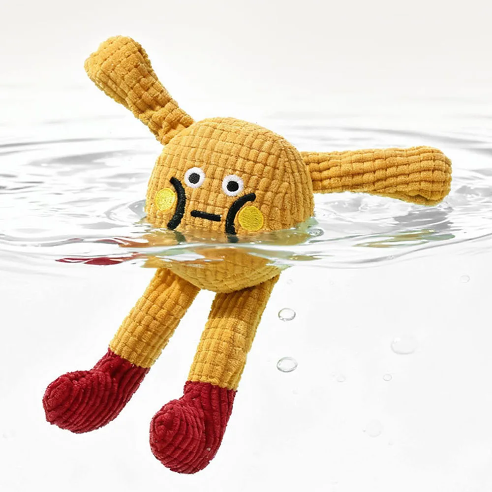 Lindos juguetes para mascotas para gatos y perros, juguetes interactivos para masticar, limpieza de dientes molares, juguetes duraderos antimoredom para - imagen 3