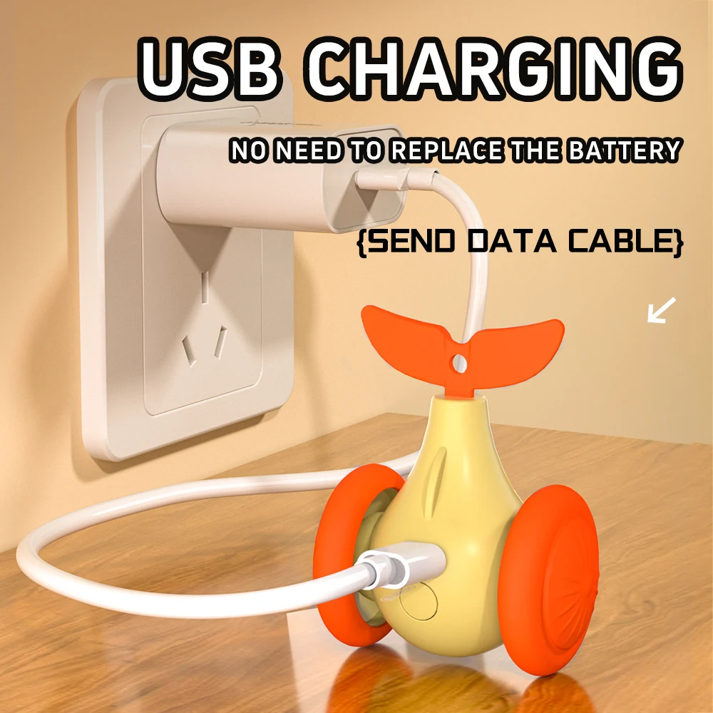 Juguete interactivo para gatos, ballena eléctrica, coche, rompecabezas automático, juguetes para mascotas con evitación inteligente de obstáculos, juguetes para mascotas para gatitos - imagen 5