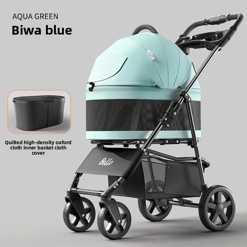 Transportín plegable desmontable para gatos y perros pequeños - imagen 3