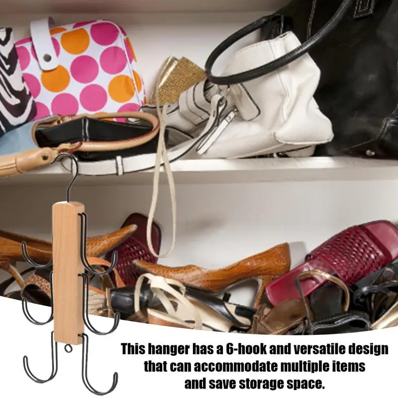 Perchero de madera para ropa, perchas decorativas, ganchos para bata, colgador de entrada para dormitorio y guardabarros - imagen 2