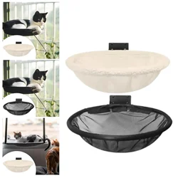 Hamaca de pared para gatos - cama estable, transpirable y plegable