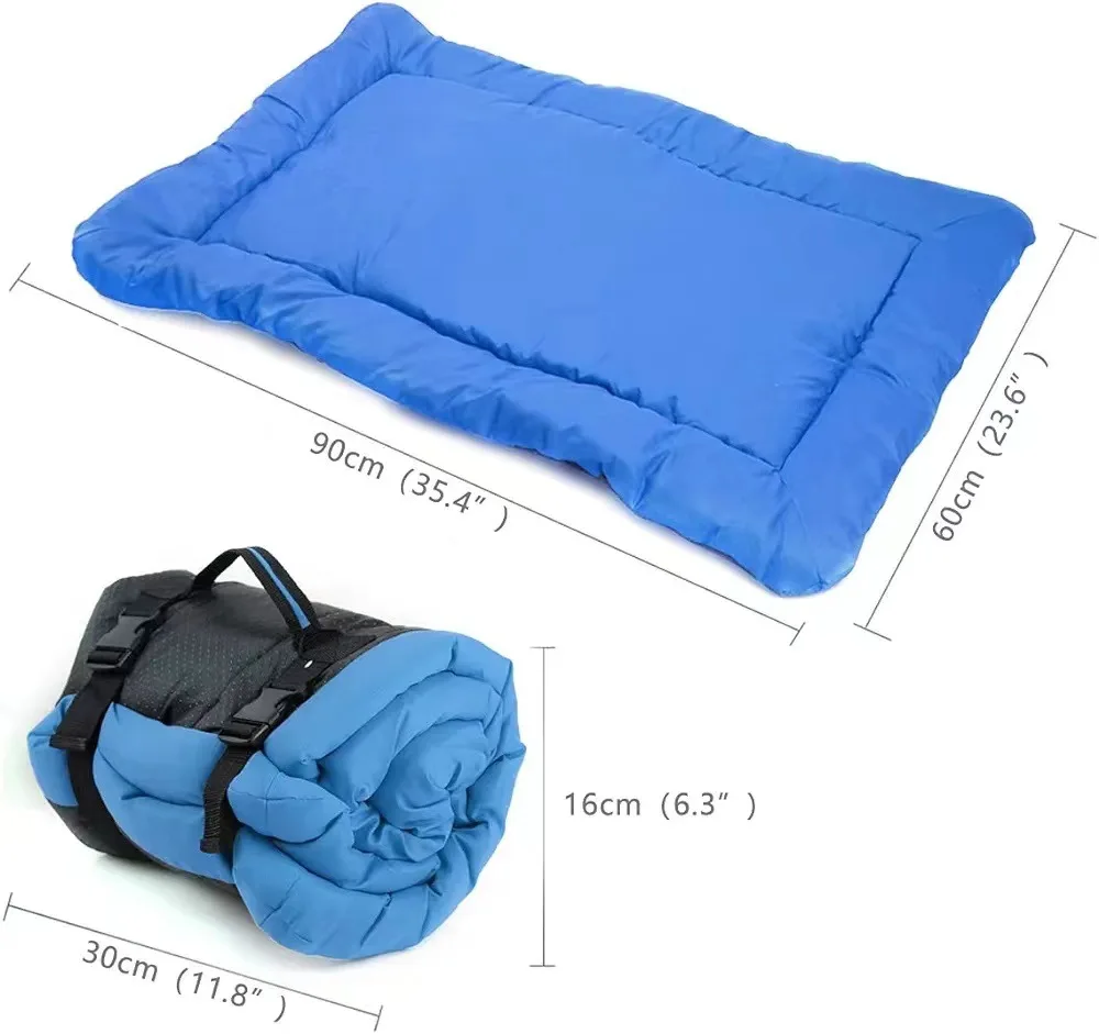 Cama para perros al aire libre, portátil, para acampar, viajar, plegable, impermeable, antideslizante, estera para perros, lavable a máquina, estera para mascotas, accesorios para perros y gatos - imagen 2