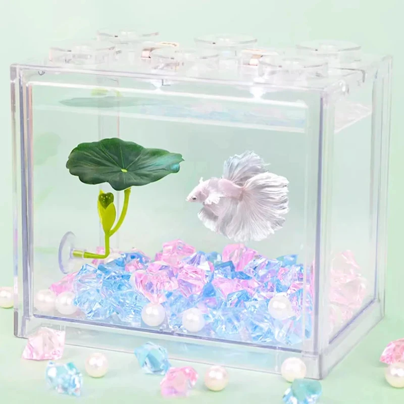 Hamaca para Bettas con planta y ventosa – Decoración segura para acuario - imagen 4