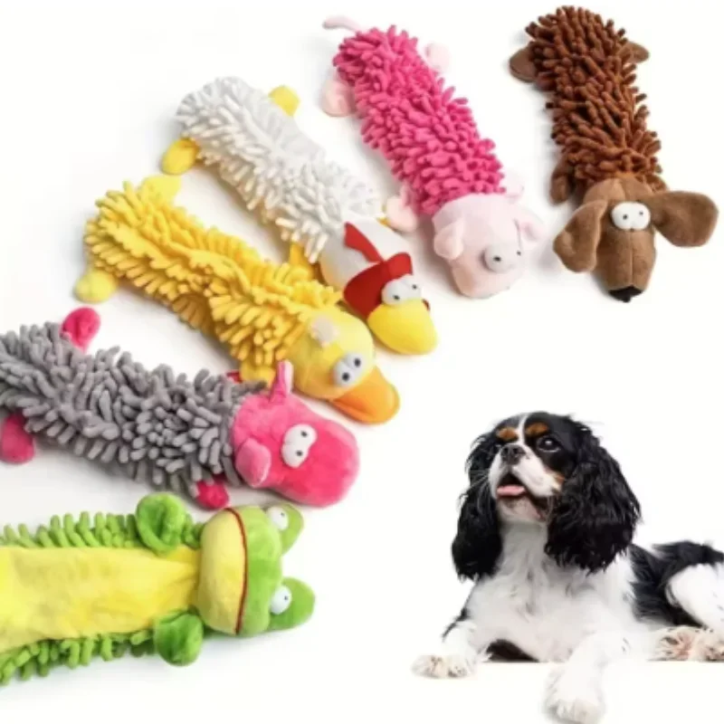 Peluche con sonido para gatos y perros – Hipopótamo, cerdo - imagen 2