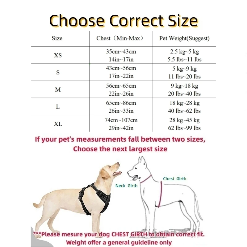 Arnés para perros – Chaleco resistente y ajustable para todas las tallas - imagen 3