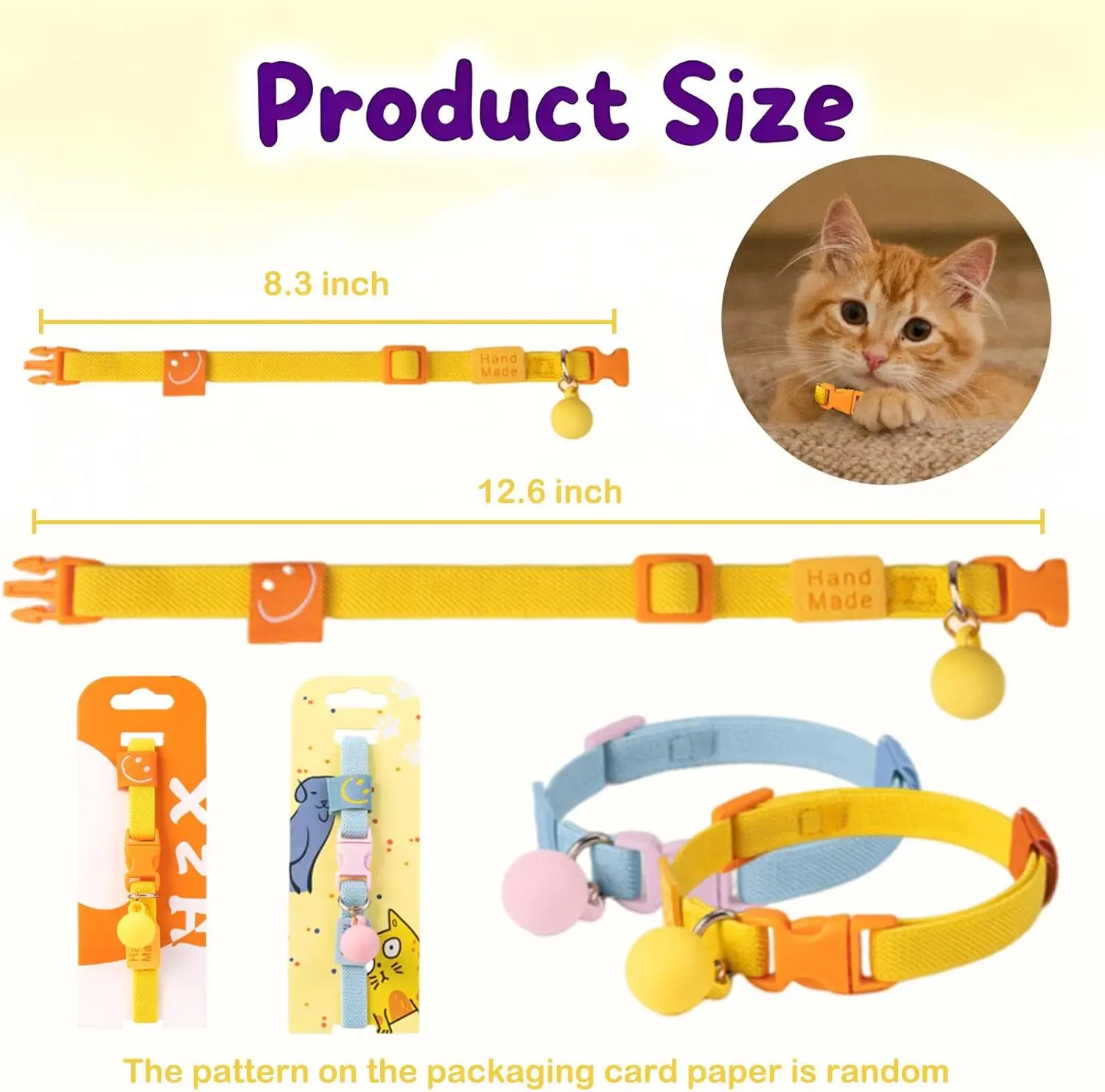 Collar elástico liberación rápida con bola para gatitos y cachorros - imagen 5