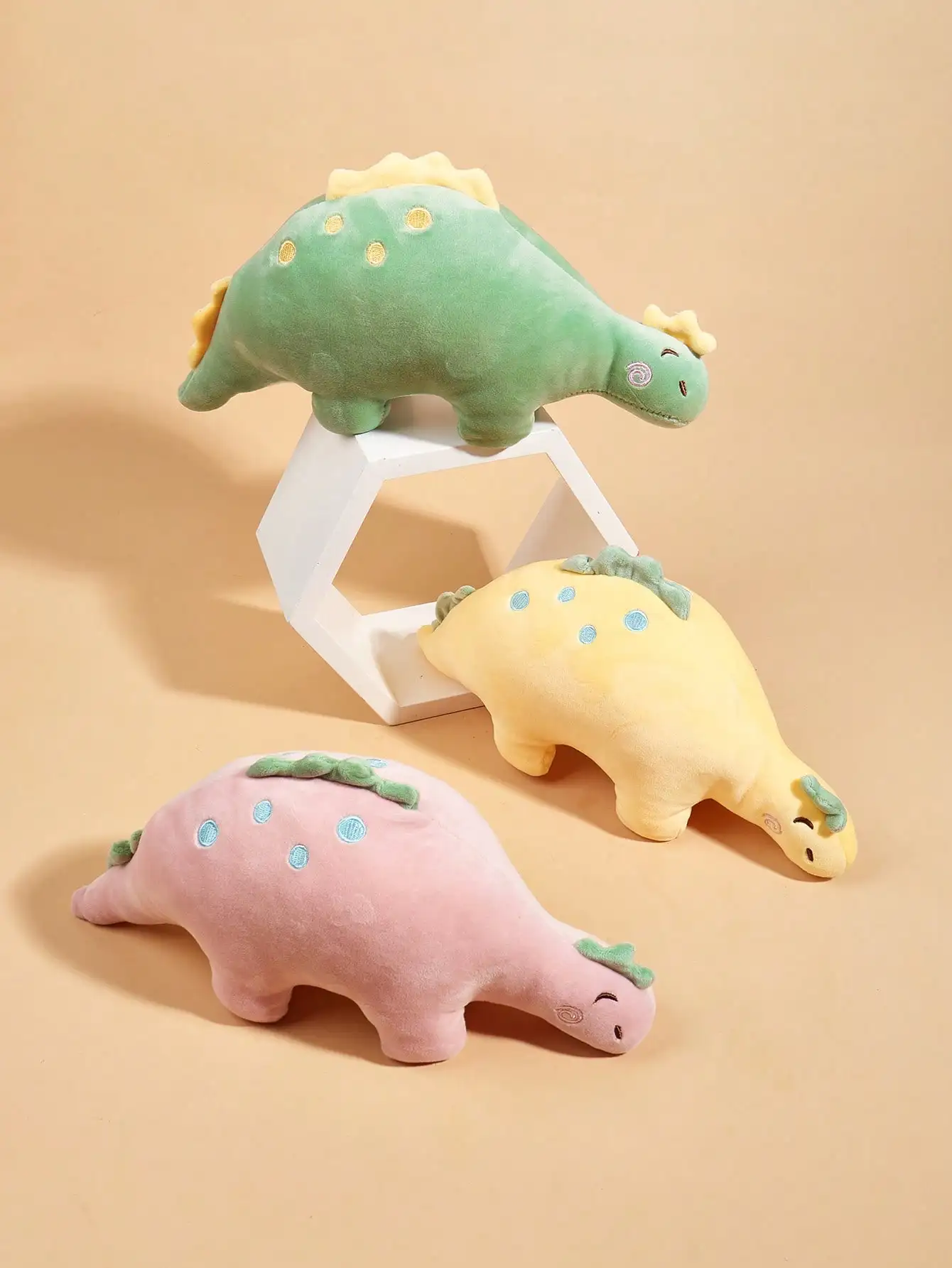 Juguete peluche dinosaurio para perros pequeños y medianos - imagen 2