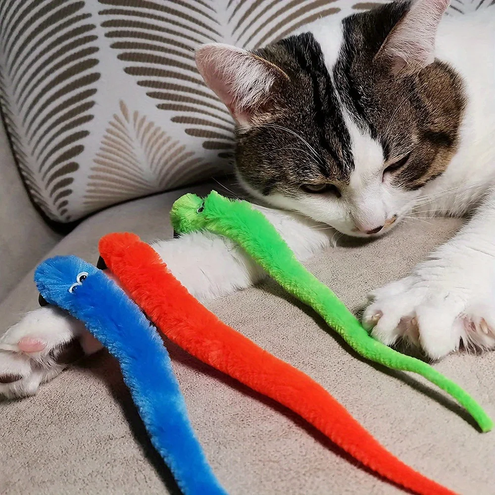 Paquete de 11 juegos de juguetes para gatos, varita de juguete retráctil, juguetes de plumas para gatos y recambios de repuesto con campanas, juguetes interactivos para gatos - imagen 3