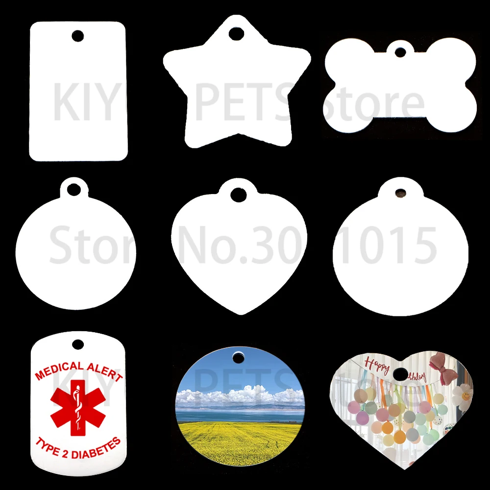 Etiqueta personalizada para perro en sublimación - placa de aluminio - imagen 4